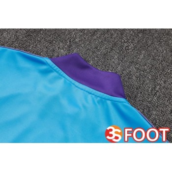 Ensemble Survetement De Foot Real Madrid Bleu 2025/2026