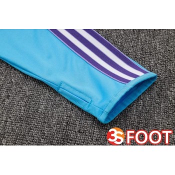 Ensemble Survetement De Foot Real Madrid Bleu 2025/2026