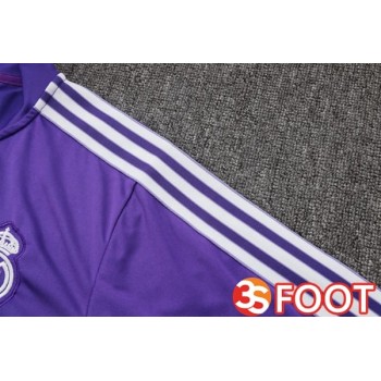 Ensemble Survetement De Foot Real Madrid Pourpre 2025/2026