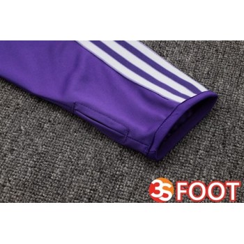 Ensemble Survetement De Foot Real Madrid Pourpre 2025/2026