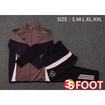 Ensemble Veste Survetement De Foot Arsenal Pourpre 2025/2026