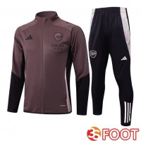 Ensemble Veste Survetement De Foot Arsenal Pourpre 2025/2026