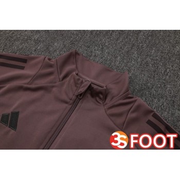 Ensemble Veste Survetement De Foot Arsenal Pourpre 2025/2026