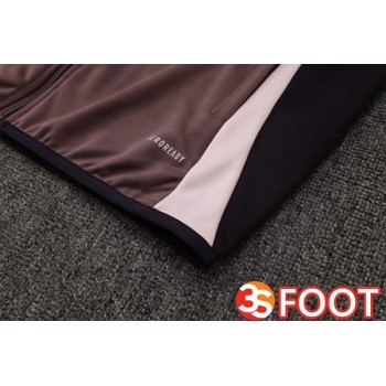 Ensemble Veste Survetement De Foot Arsenal Pourpre 2025/2026