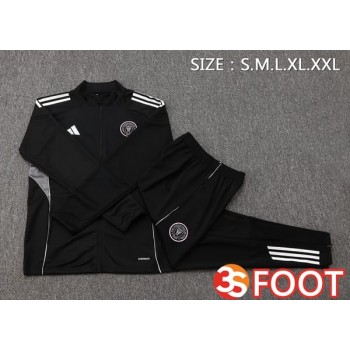 Ensemble Veste Survetement De Foot Inter Miami CF Noir 2025/2026