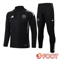 Ensemble Veste Survetement De Foot Inter Miami CF Noir 2025/2026