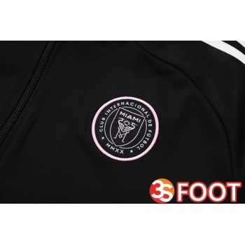 Ensemble Veste Survetement De Foot Inter Miami CF Noir 2025/2026
