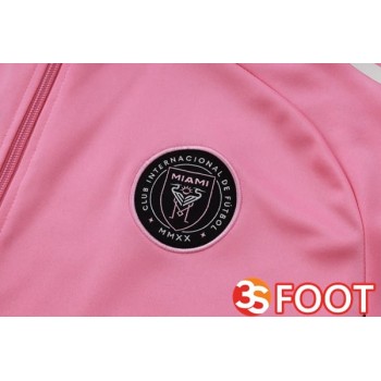 Ensemble Veste Survetement De Foot Inter Miami CF Rose 2025/2026