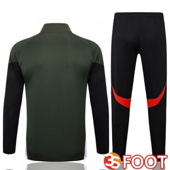 Ensemble Veste Survetement De Foot Bayern Munich Vert 2025/2026