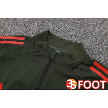 Ensemble Veste Survetement De Foot Bayern Munich Vert 2025/2026
