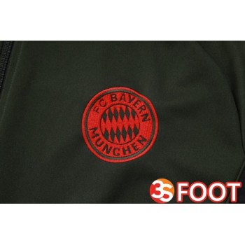 Ensemble Veste Survetement De Foot Bayern Munich Vert 2025/2026