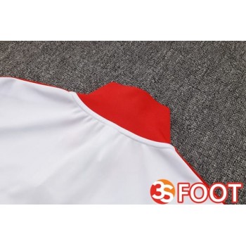 Ensemble Veste Survetement De Foot Bayern Munich Blanc 2025/2026