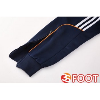 Ensemble Veste Survetement De Foot Real Madrid Bleu Royal 2025/2026