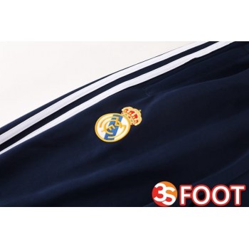 Ensemble Veste Survetement De Foot Real Madrid Bleu Royal 2025/2026