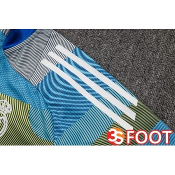 Ensemble Veste Survetement De Foot Real Madrid Bleu 2025/2026