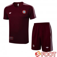 Ensemble Training T-Shirts Bayern Munich + Shorts Rouge 2025/2026