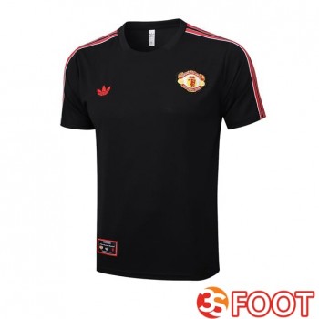 Training T-Shirts Manchester United Noir 2025/2026