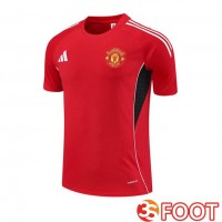 Training T-Shirts Manchester United Rouge 2025/2026