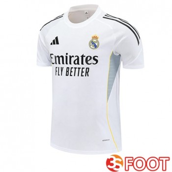 Training T-Shirts Real Madrid Blanc 2025/2026