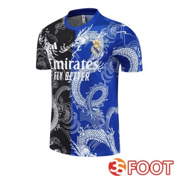 Training T-Shirts Real Madrid Noir Bleu 2025/2026