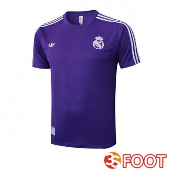 Training T-Shirts Real Madrid Pourpre 2025/2026