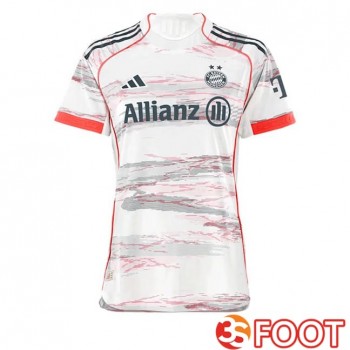 Maillot De Foot Bayern Munich Femme Exterieur Blanc 2025/2026
