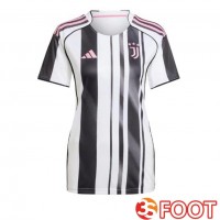 Maillot De Foot Juventus Femme Domicile Noir Blanc 2025/2026
