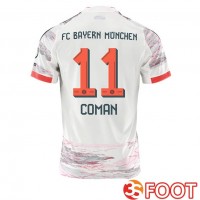 Maillot De Foot Bayern Munich (Coman 11) Exterieur Blanc 2025/2026
