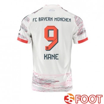 Maillot De Foot Bayern Munich (Kane 9) Exterieur Blanc 2025/2026