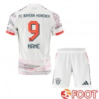 Maillot De Foot Bayern Munich (Kane 9) Enfant Exterieur Blanc 2025/2026