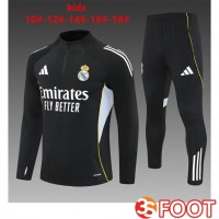 Ensemble Survetement De Foot Real Madrid Enfant Noir 2025/2026