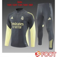 Ensemble Survetement De Foot Real Madrid Enfant Gris 2025/2026
