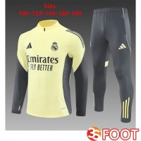 Ensemble Survetement De Foot Real Madrid Enfant Jaune 2025/2026
