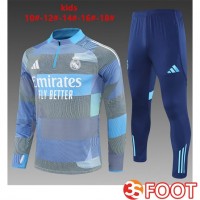 Ensemble Survetement De Foot Real Madrid Enfant Bleu 2025/2026