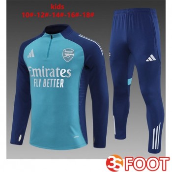 Ensemble Survetement De Foot Arsenal Enfant Bleu 2025/2026