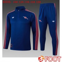 Ensemble Survetement De Foot Arsenal Enfant Bleu Royal 2025/2026