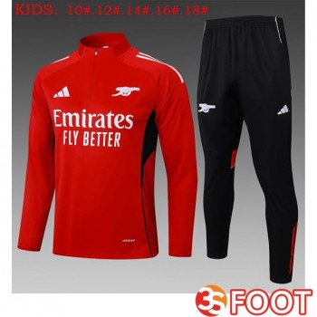 Ensemble Survetement De Foot Arsenal Enfant Rouge 2025/2026