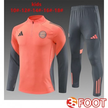 Ensemble Survetement De Foot Bayern Munich Enfant Orange 2025/2026