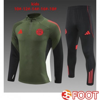 Ensemble Survetement De Foot Bayern Munich Enfant Vert 2025/2026