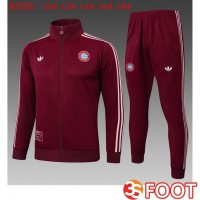 Ensemble Veste Survetement De Foot Bayern Munich Enfant Marron 2025/2026