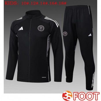 Ensemble Veste Survetement De Foot Inter Miami CF Enfant Noir 2025/2026
