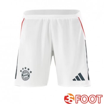 Short De Foot Bayern Munich Exterieur Blanc 2025/2026