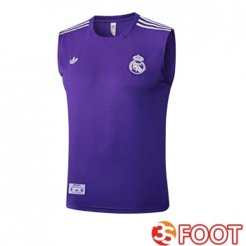 Gilet Foot Real Madrid Pourpre 2025/2026