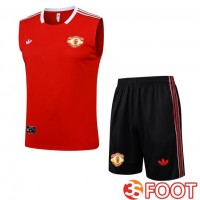 Gilet Foot Manchester United + Shorts Rouge 2025/2026
