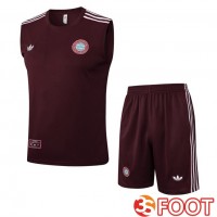 Gilet Foot Bayern Munich + Shorts Marron 2025/2026