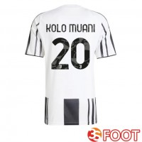 Maillot De Foot Juventus (KOLO MUANI 20) Domicile Noir Blanc 2025/2026