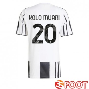 Maillot De Foot Juventus (KOLO MUANI 20) Domicile Noir Blanc 2025/2026