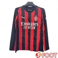 Maillot De Foot Milan AC Domicile Manches Longues Leaked Version 2025/2026