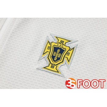 Ensemble Veste Survetement De Foot Portugal Gris 2025/2026