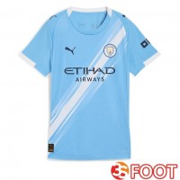 Maillot De Foot Manchester City Femme Domicile Bleu 2025/2026